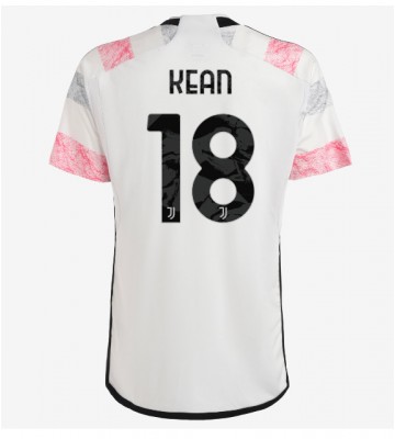 Maillot de foot Juventus Moise Kean #18 Extérieur 2023-24 Manches Courte